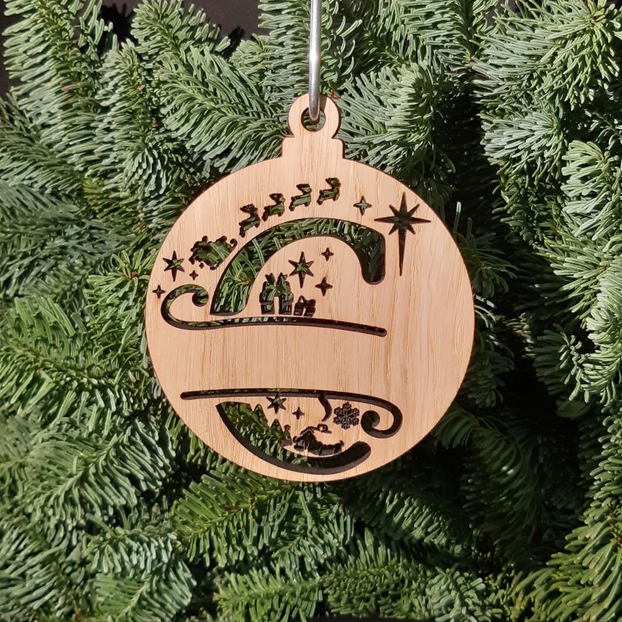 Julekugle med bogstav - Billede 3