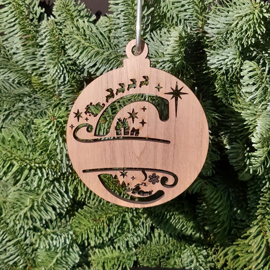 Julekugle med bogstav - Billede 4