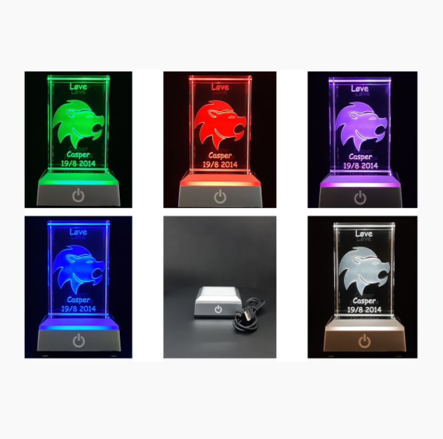 LED-lys til 5x5 cm. krystal - Billede 4